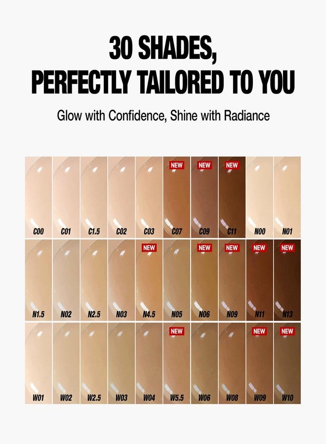 TFIT Hydrating Serum Foundation for Dry Skin – Lightweight, Moisturizing Coverage with Natural Glow & Pore‑Blurring Finish,1.05 Oz. (C01 Porcelain, 1.05 Oz.) - Image 2